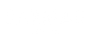 Logo Barmas bianco su sfondo trasparente